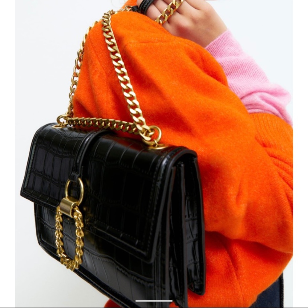 Black and gold bag! I only wore it once so it’s practically new